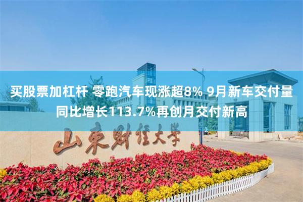 买股票加杠杆 零跑汽车现涨超8% 9月新车交付量同比增长113.7%再创月交付新高