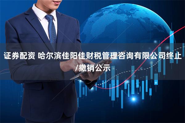 证券配资 哈尔滨佳阳佳财税管理咨询有限公司终止/撤销公示